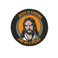 Voodoo Tactical Jesus Is Coming And He's Pissed Rubber Patch