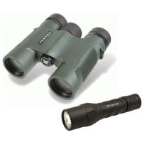 Vortex Diamondback 10x28 Center Focus Binocular w/ Surefire Tactical LED 6PX Flashlight