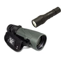 Vortex Recon 15x50 Mountain Spotting Scope w/ Surefire 6PX LED Tactical Flashlight