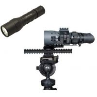 Vortex Recon 10x50 R/T Rangefinder Spotting Scope + Mounting System Kit w/ Surefire 6PX Tactical LED Flashlight