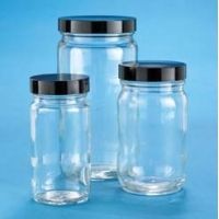 VWR AC Medium Round Bottles, Clear, Wide Mouth VW5710238C22 Bulk Packs With Unattached Caps In Bags