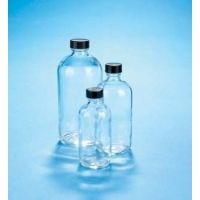 VWR Boston Round Bottles, Clear, Narrow Mouth VW5110220C21 Bulk Packs With Unattached Caps In Bags