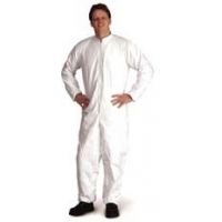 VWR Coveralls made with DuPont Tyvek IsoClean Material IC181SWH3XVD Coveralls With Elastic Ankles