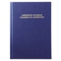 VWR English/Spanish Good Laboratory Practice Notebooks 818-0094 Grid Format A4