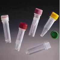 VWR Screw-Cap Microcentrifuge Tubes 3644-870-306 Screw Cap Tubes With Purple Standard Caps And Assorted Color-Coded Inserts