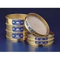 VWR Testing Sieves, 8 Brass Frame, Stainless Steel Wire Cloth 120BS8H Half Height