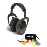 Walkers Alpha Muffs/Shooting Glasses Combo