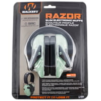 Walker's GWP-RSEM-SGN Razor Slim Electronic Muff 23 DB Over The Head Polymer Sag