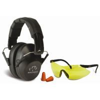 Walkers Low Profile Folding Ear Muffs w/ Glasses and Plugs