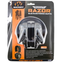 Walker's WP-RSEMFS-FLG Razor Freedom Muff 23 DB Over The Head Polymer Black Ear