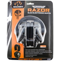 Walker's WP-RSEMFS-PUN Razor Freedom Muff 23 DB Over The Head Polymer Black Ear