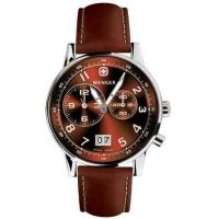 Wenger Commando Dual Time2 Watch - Men's Stainless Steel Waterproof Watch