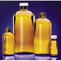 Wheaton Bottle Round Amber 32OZ CS30 W216870