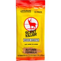 Wildlife Research Center Scent Killer Autumn Fomula Dryer Sheets