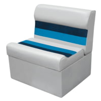 Wise 8Wd95-1011 Deluxe 27in Pontoon Bench And Base /Navy/Blue