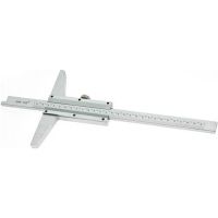 Shop Fox 7 in. Vernier Scale Depth Gauge w/ 3.5 in. Base