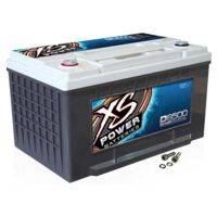 XS Power D6500 AGM Deep Cycle 12 Volt Battery - 3,900A, 1070CA, 75Ah, 3000W / 4000W