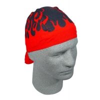 Zan Headgear Fly Danna Headwrap with Fire &amp; Flame Graphics