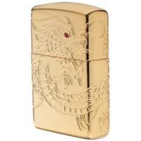 Zippo Armor Style Gold Plated Lighter