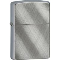 Zippo Diagonal Weave Chrome Lighter