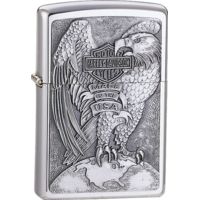 Zippo Harley Eagle &amp; Globe Lighter