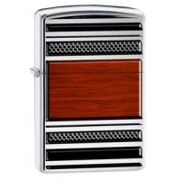 Zippo Steel and Wood Design Lighter
