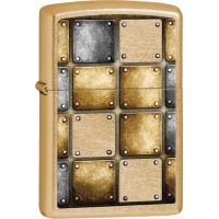 Zippo Metal Design Gold Dust Lighter