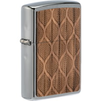 Zippo Woodchuck Walnut Leaves