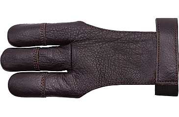 Image of .30-06 Outdoors CowHide Shooting Glove 3 Finger Men's, Brown, Extra Small, CHSGXS-1