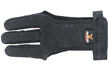 Image of .30-06 Outdoors 3 Finger Mesh Shooting Glove - Men's, Black, Large, BMGLG-1