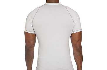 Image of 221B Tactical Maxx-Dri Silver Elite T-Shirt, White/Silver, Large, MDSETS-L-WHT/SLV