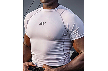 Image of 221B Tactical Maxx-Dri Silver Elite T-Shirt, White/Silver, Large, MDSETS-L-WHT/SLV