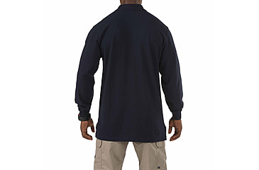 Image of 5.11 Tactical Professional Long Sleeve Polo - Men's, Large, Tall, Dark Navy, 42056T-724-L