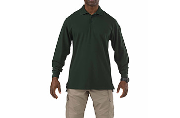 Image of 5.11 Tactical Professional Long Sleeve Polo - Men's, 3XL, Regular, LE Green, 42056-860-3XL