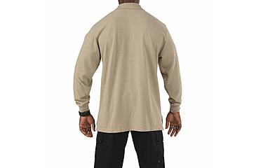 Image of 5.11 Tactical Professional Long Sleeve Polo - Men's, 2XL, Tall, Silver Tan, 42056T-160-2XL