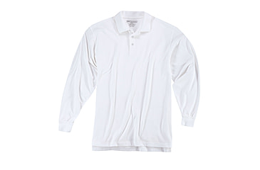 Image of 5.11 Tactical Professional Long Sleeve Polo - Men's, 2XL, Regular, White, 42056-010-2XL
