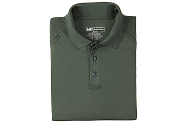 Image of 5.11 Tactical Performance Long Sleeve Polo - Men's, 2XL, Regular, L.E. Green, 72049-860-2XL