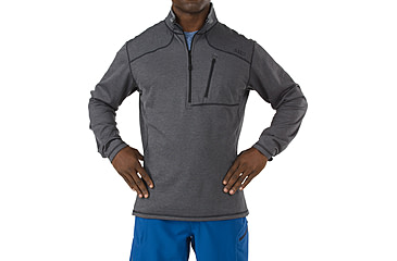 Image of 5.11 Tactical Recon Half-zip Fleece, Black - 72045019S
