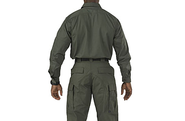 Image of 5.11 Tactical Taclite TDU Long Sleeve Shirt - Men's, TDU Green, Extra Large, Tall, 72054T-190-XL