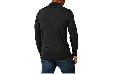 Image of 5.11 Tactical Helios Long Sleeve Polo Shirt - Men's, Rergular, Black, Large, 42022-019-L-R