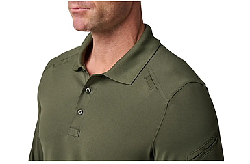 Image of 5.11 Tactical Helios Long Sleeve Polo Shirt - Men's, Rergular, TDU Green, 3XL, 42022-190-3XL-R