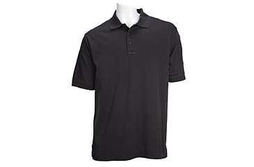 Image of 5.11 Tactical Tactical Short Sleeve Polo - Men's, Black, L, 71182-019-L
