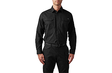Image of 5.11 Tactical ABR Pro Shirt Long Sleeve - Men's, Black, Large, Regular, 72543ABR-019-L-R