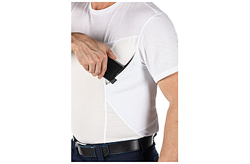 Image of 5.11 Tactical CAMS S/S Baselayer - Mens, White, L, 41222ABR-010-L