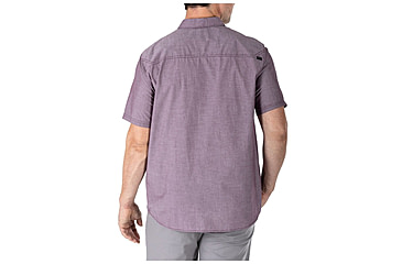 Image of 5.11 Tactical Carson Short Sleeve Shirt, Fig Heather - 71201-573-XL