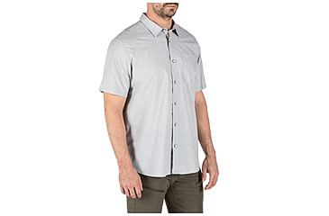 Image of 5.11 Tactical Carson Short Sleeve Shirt, Patina Heather - 71201-394-M