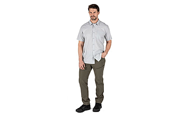 Image of 5.11 Tactical Carson Short Sleeve Shirt, Patina Heather - 71201-394-M