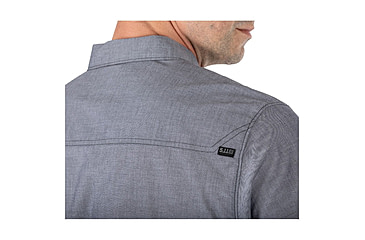 Image of 5.11 Tactical Carson Short Sleeve Shirt, Ranger Green Heather - 71201-396-XL