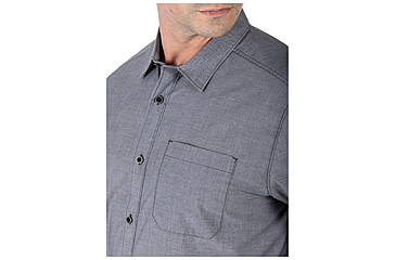 Image of 5.11 Tactical Carson Short Sleeve Shirt, Ranger Green Heather - 71201-396-XL