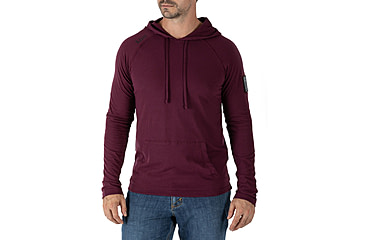 Image of 5.11 Tactical Cruiser Performance Long Sleeve Hoodie - Mens, Fig, Extra Small, 72139-560-XS